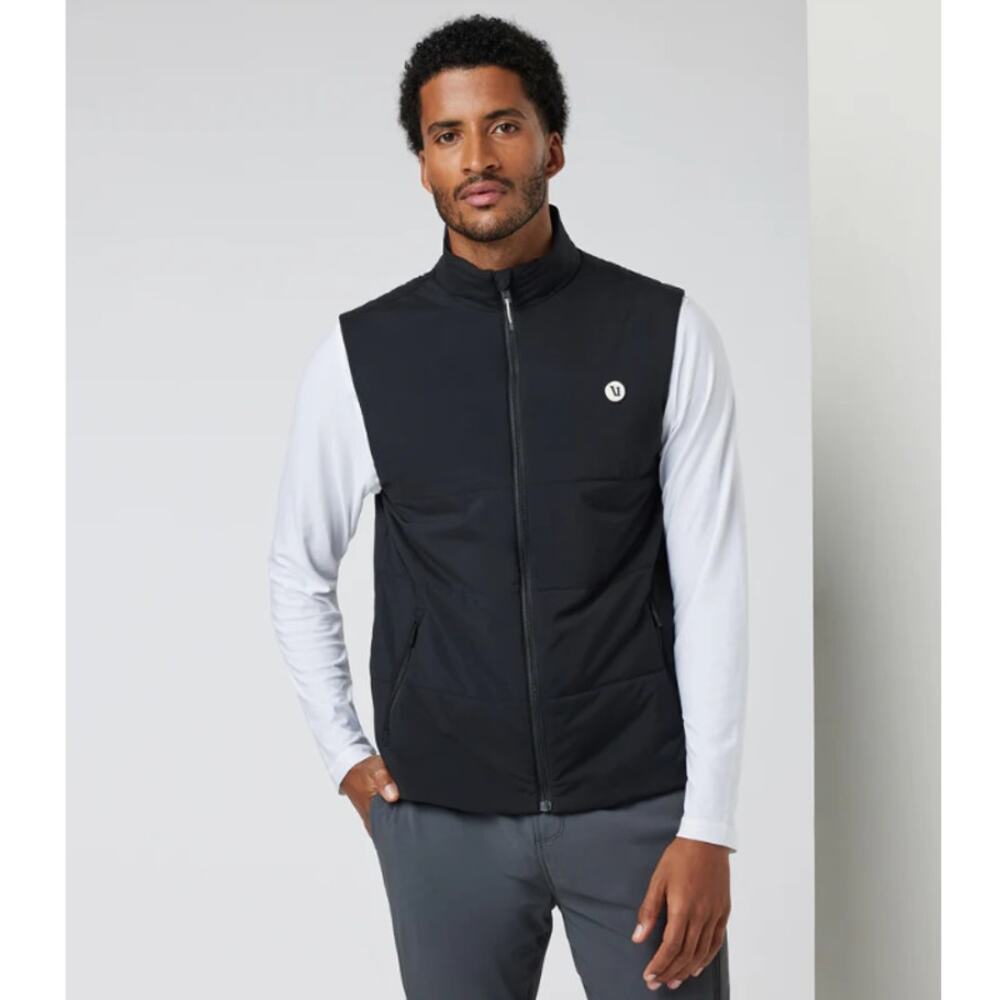 Vuori Men's SZ XL Echo Insulated Vest 2.0 Black #V587 $158